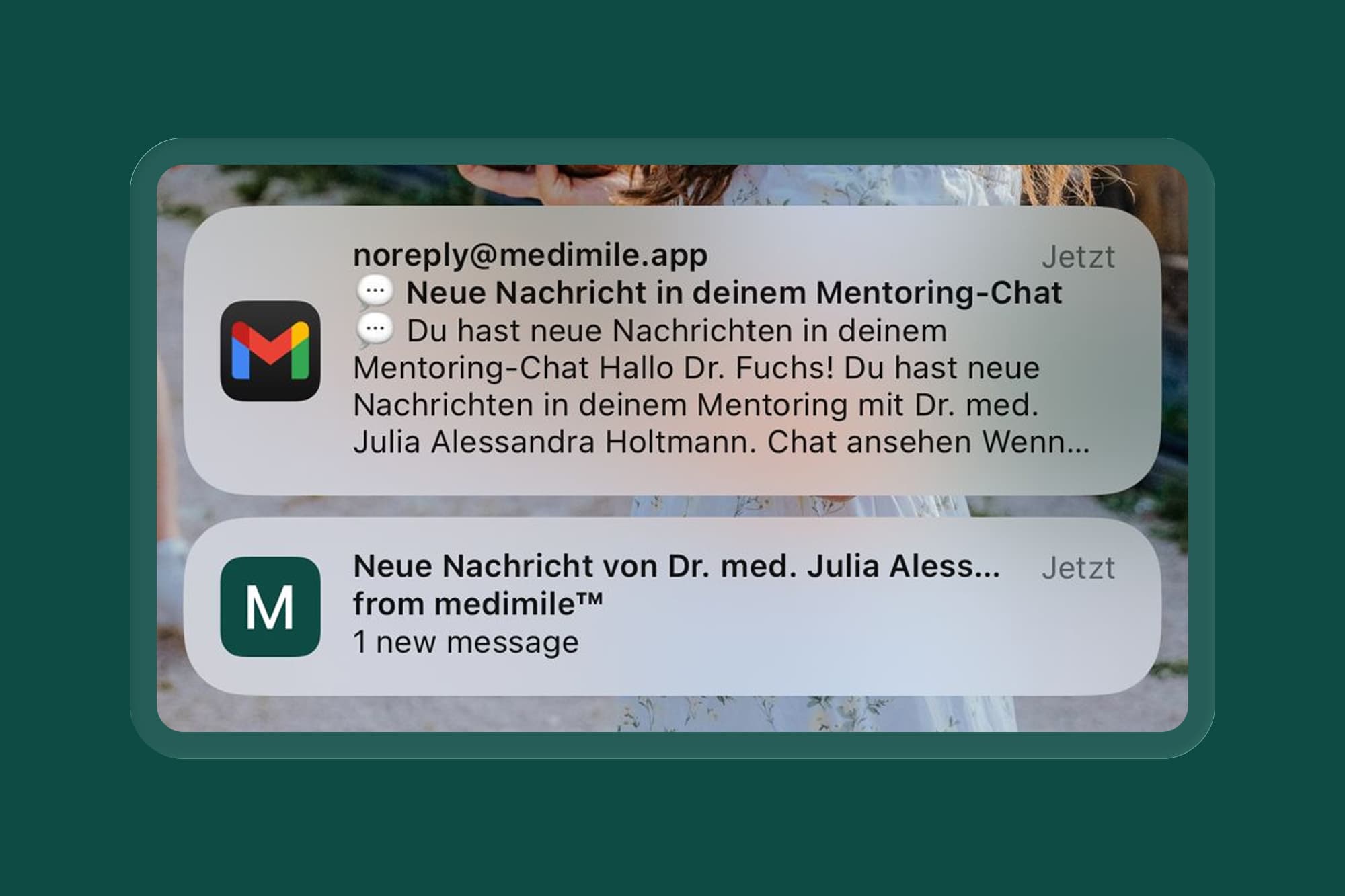 Benachrichtigungs-Einstellungen in Medimile